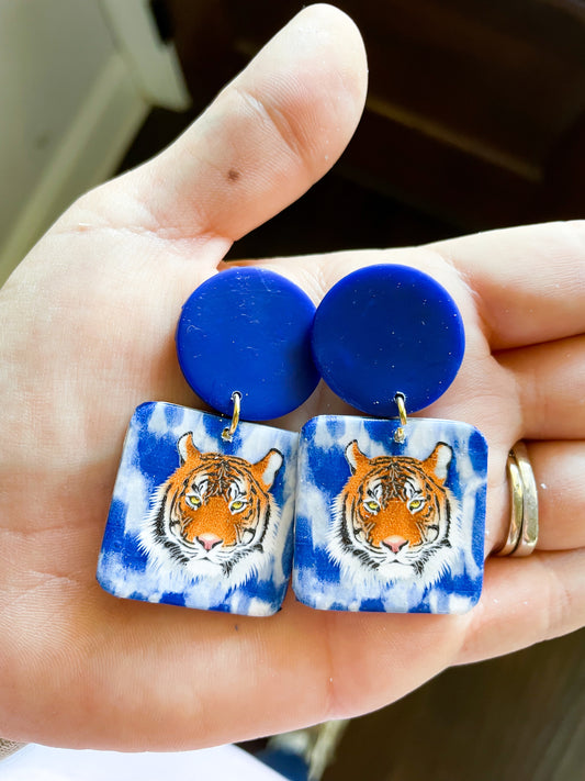Memphis Tiger Earrings